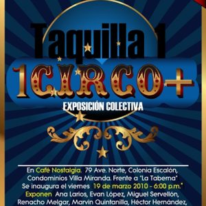 Afiche - "1 Circo +" - David Duke Mental - El Salvador