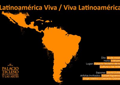 Afiche – Latinoamérica Viva – Viva Latinoamérica – David Duke Mental – El Salvador